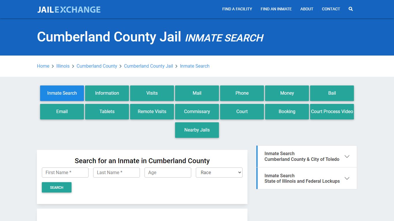 Cumberland County Jail, IL Inmate Search: Roster & Mugshots