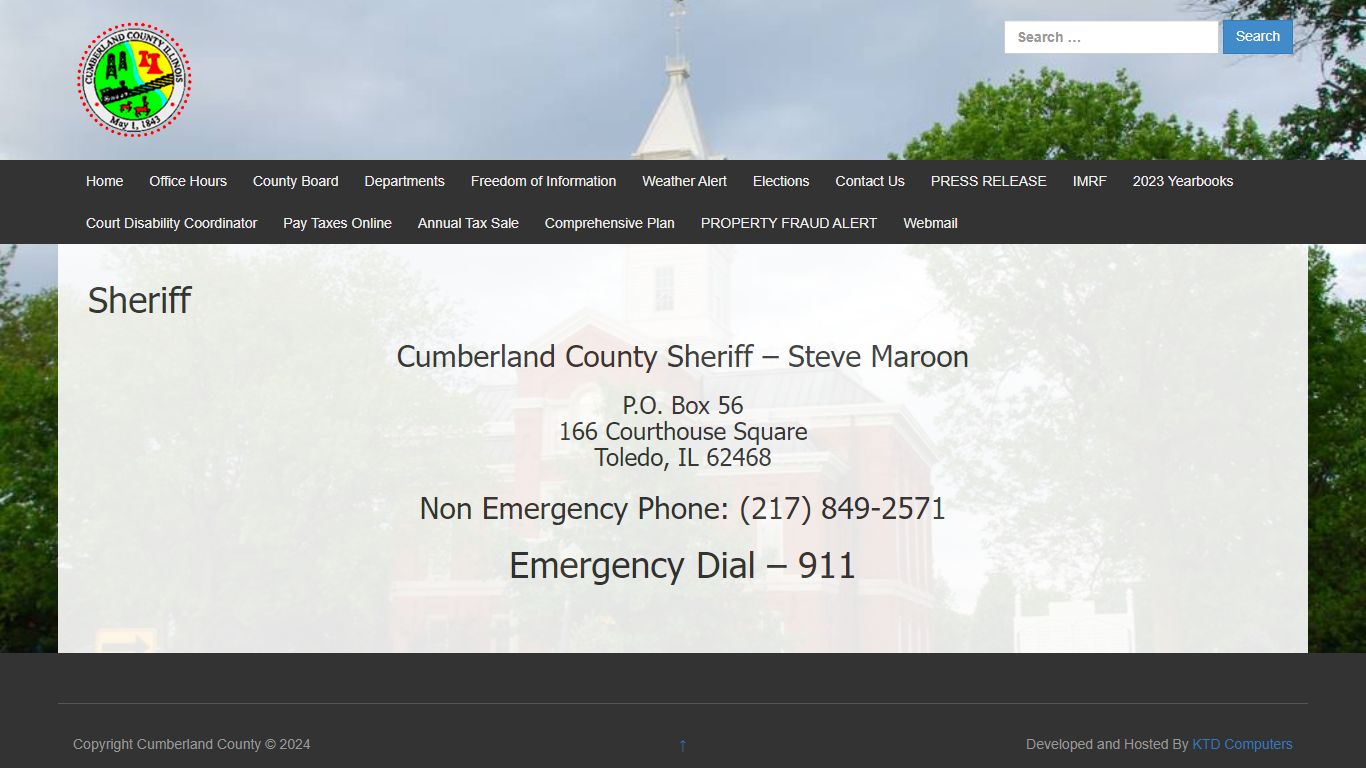 Sheriff – Cumberland County