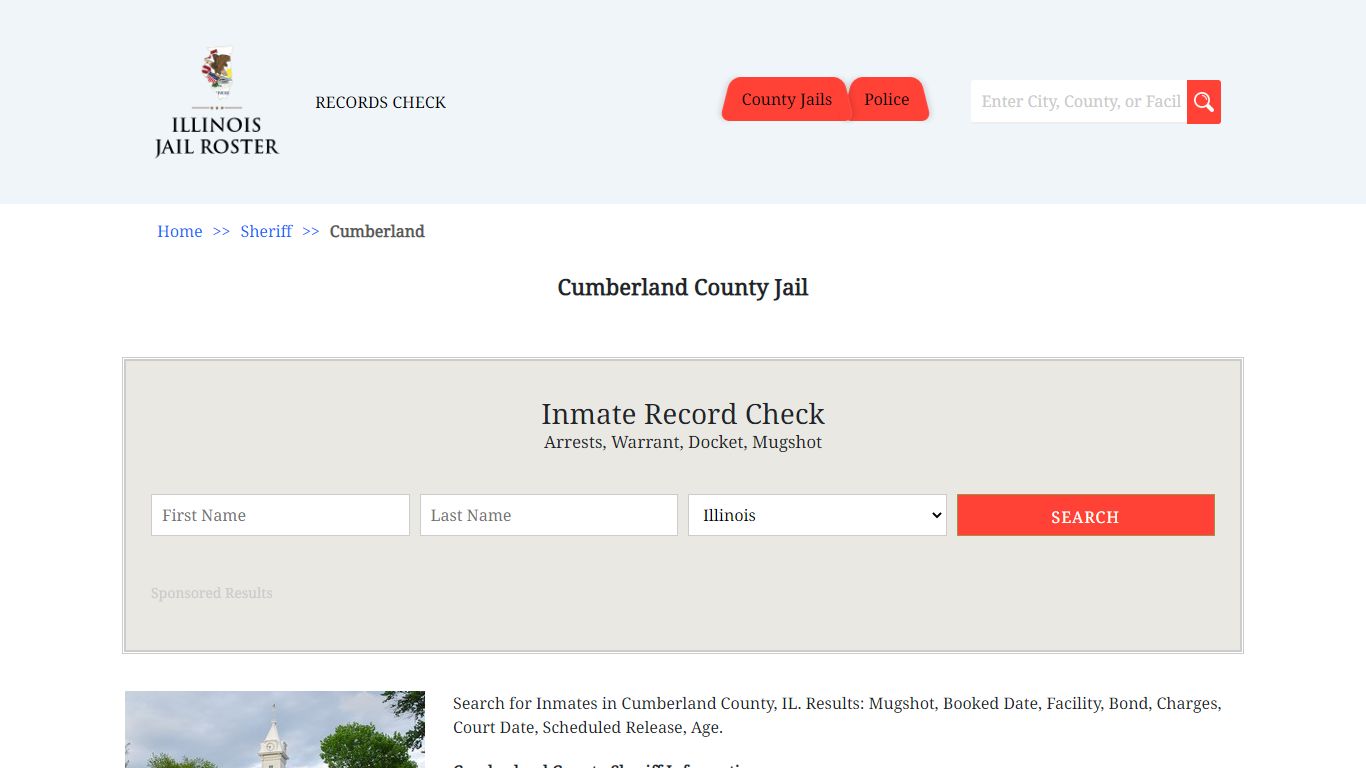 Cumberland County Jail - Jail Roster Search